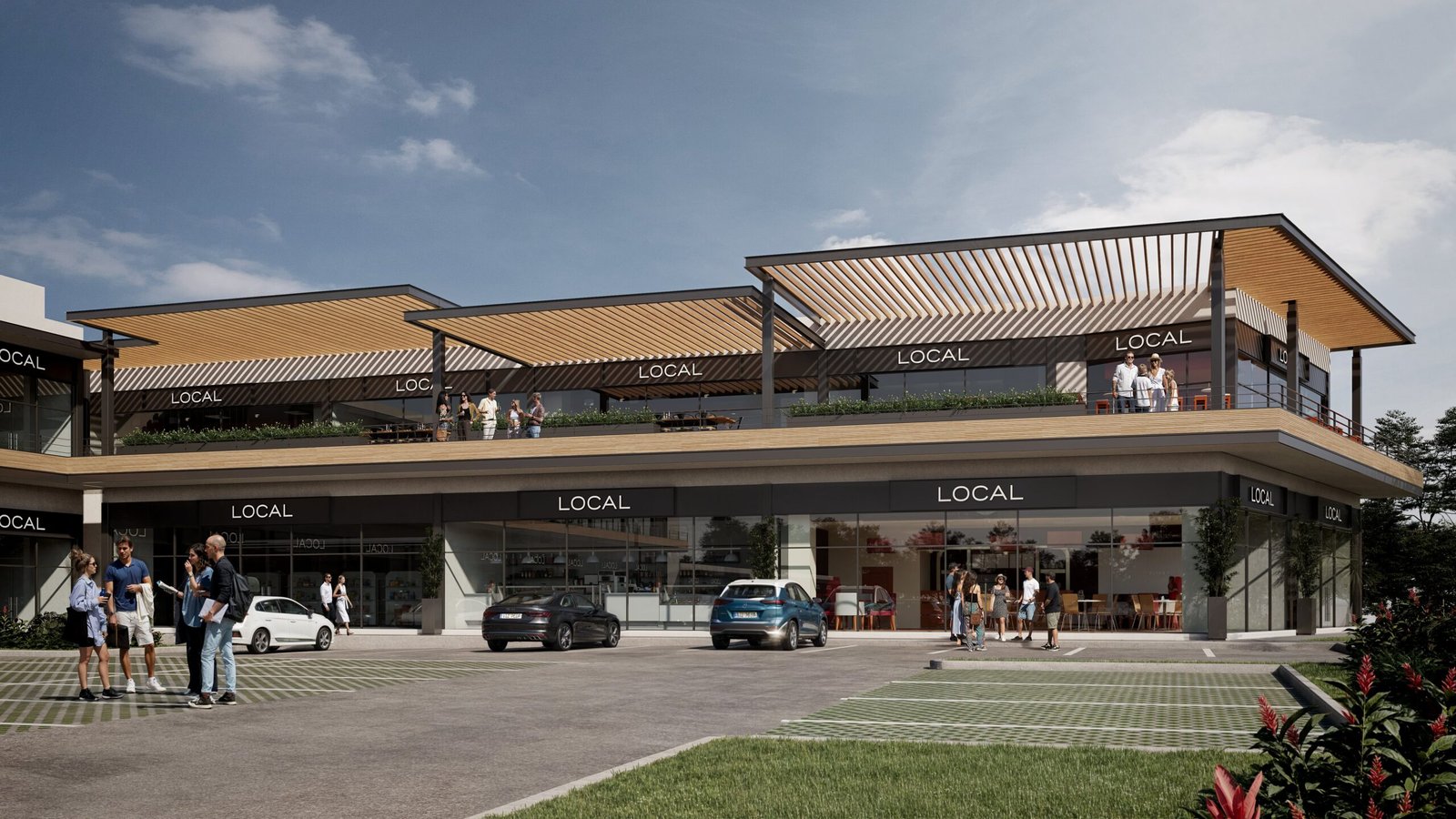 ¿Te imaginas vivir de tus rentas? ¿O tener tu propia franquicia? render aiyana santa fe fachada